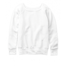 Bella Juniors Tri‑Blend Wideneck Sweatshirt